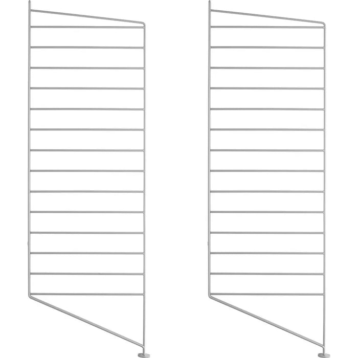 Photo of String Floor Headboard 85, Grey, 2-pack - Shelving - Nils Strinning - Grey - Metal