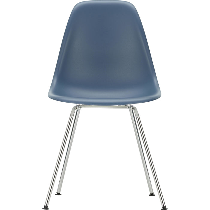 Eames Plastic Chair Dsx - 83 Sea Blue - Chrome Base - Matstolar - Charles & Ray Eames - Blå - Metall/plast