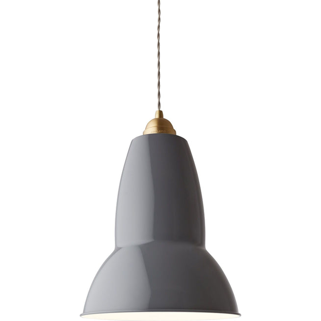 Photo of Original 1227 Brass Maxi Pendant Lamp Elephant Grey - Pendellampor - George Carwardine - Grå