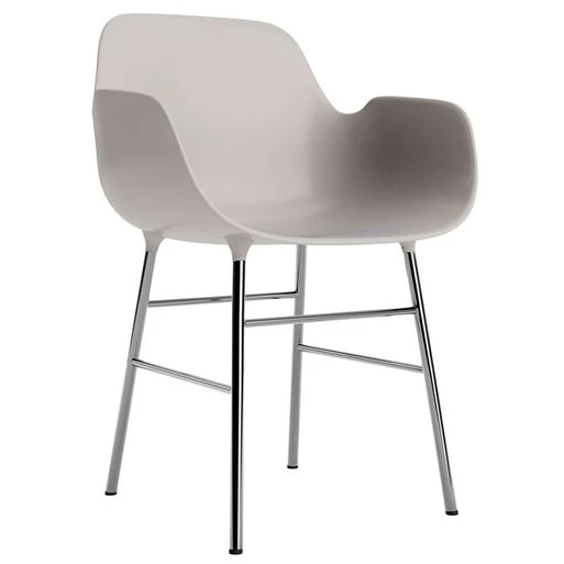 Photo of Form Armchair Steel - Spisebordsstol - Chrome /