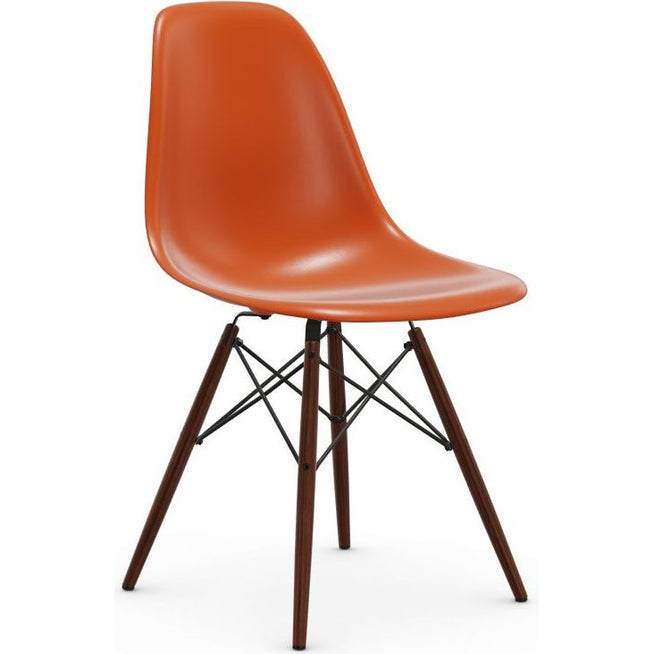 Photo of Eames Plastic Chair Dsw Ice Grey - Dark Maple - Matstolar - Charles & Ray Eames - Grå - Metall/trä/plast