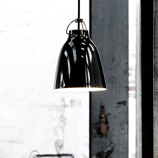 Photo of Caravaggio 1 Pendant Black-black Textile Cord