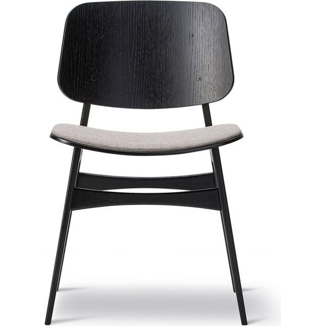 Photo of Søborg 3051 Wood Base Chair - Upholstered Seat