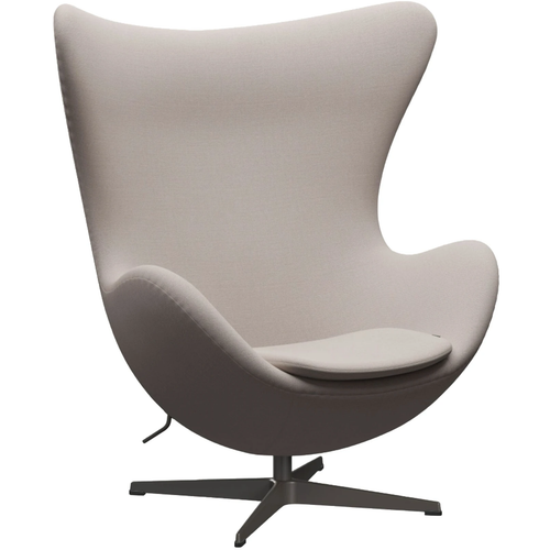 Photo of 3316 Ägget, Christianshavn 1120 Warm Graphite - Swivel armchairs - Arne Jacobsen - Metal/foam