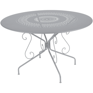 Photo of Montmartre Table Ø 117 Cm, Anthracite - Matbord Utomhus - Grå - Metall