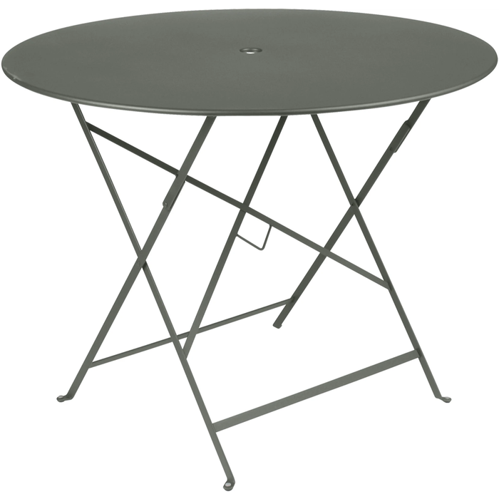 Photo of Bistro Table Ø 96 cm, Rosemary - Garden Table - Green - Metal