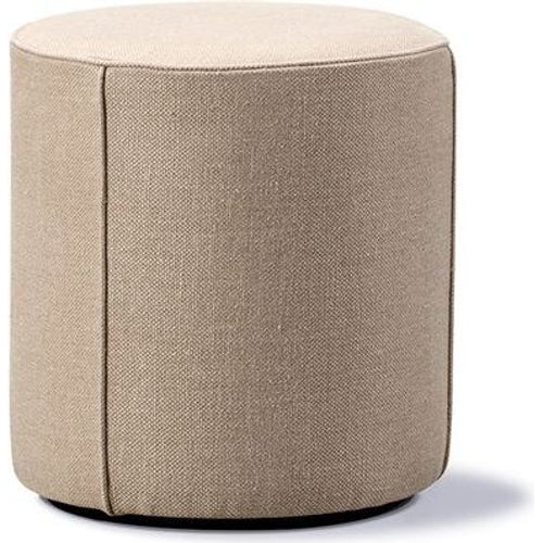 Photo of Mono Pouf 7421 By Due & Trampedach - Puf - Grand Linen Natural - Ø39 X H43 Cm