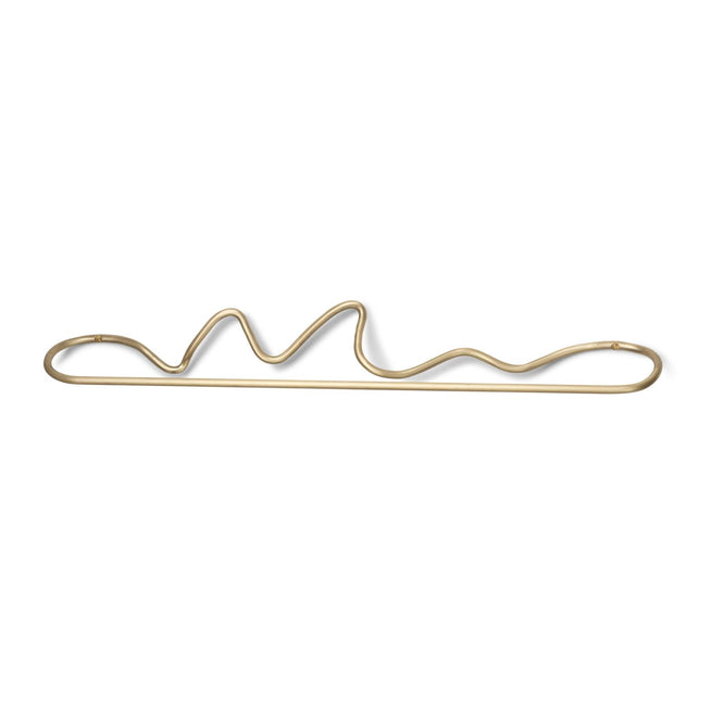 Photo of Curvature - Towel Hanger - Håndklædeholder - Black Brass - W65,9 X H10,7 X D8,5 Cm