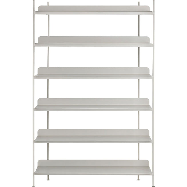 Photo of Compile Shelving System/configuration 4, Grey - Hyllsystem - Cecilie Manz - Grå - Metall