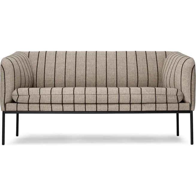 Photo of Turn Sofa / 2-seater - 2 Personers Sofa - Cashmere - Pasadena - Sand/black - W160 X H73,5 X D75,5 X Sh42 Cm