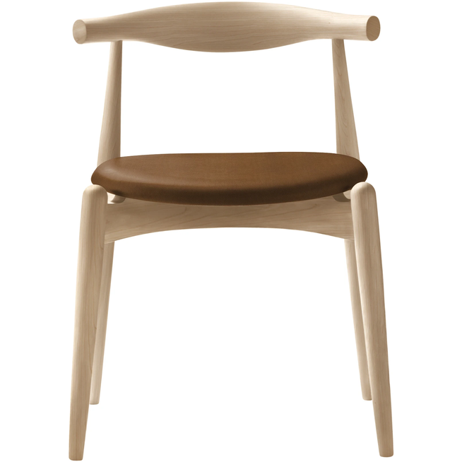 Photo of Carl Hansen - Ch20, Oiled Beech, Leather Group C Sif - 91 - Dining chairs - Hans J. Wegner - Wood