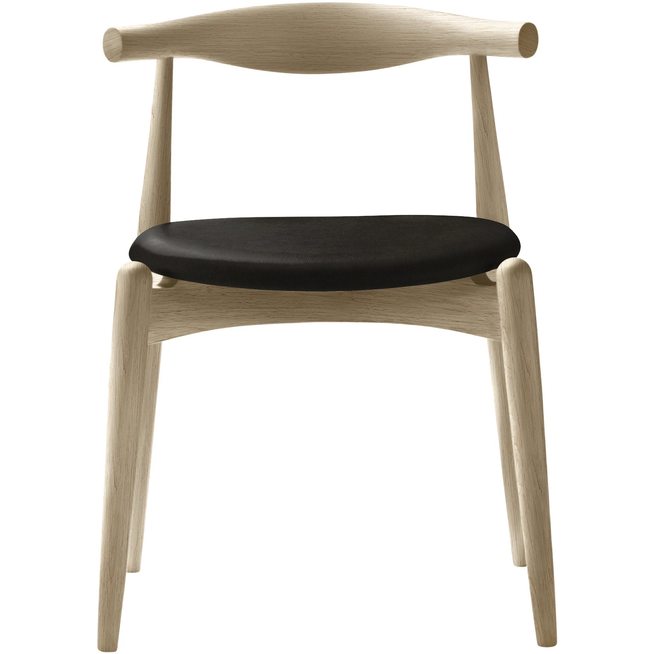 Photo of Carl Hansen - Ch20, Soaped oak, Leather group B Thor - 301 - Dining chairs - Hans J. Wegner - Wood - Wood