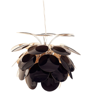 Photo of Discoco 53 Pendant Light - Black/gold - Pendant Lights - Christophe Mathieu - Black
