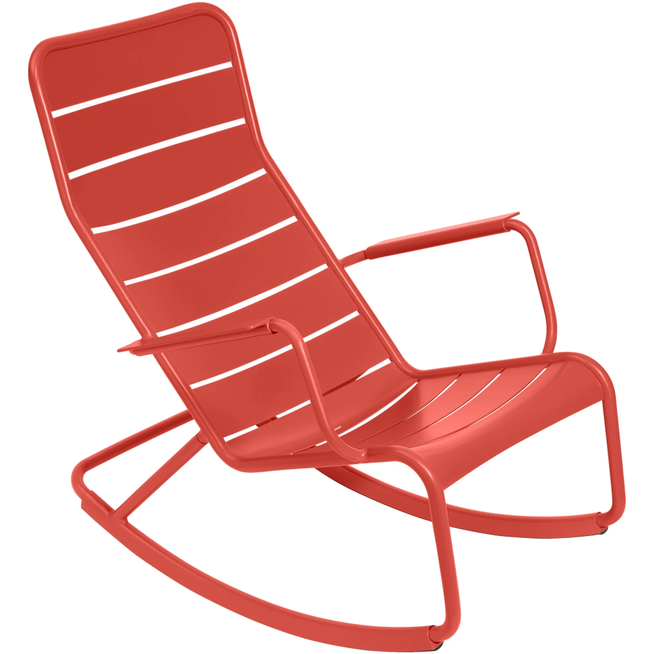 Photo of Luxembourg Rocking Chair - Nasturtium - Utomhusfåtöljer - Frédéric Sofia - Metall