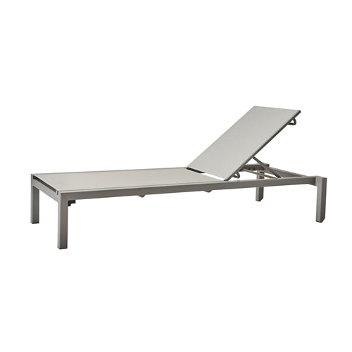 Photo of Relax Sun Lounger, Light Grey - Sun loungers & sun loungers - Cane-line Design Team - Metal