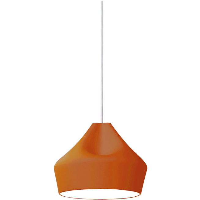 Photo of Pleat Box 24 Led - Terracotta, White - Pendellampor - Mashallah,xavier Mañosa - Brun
