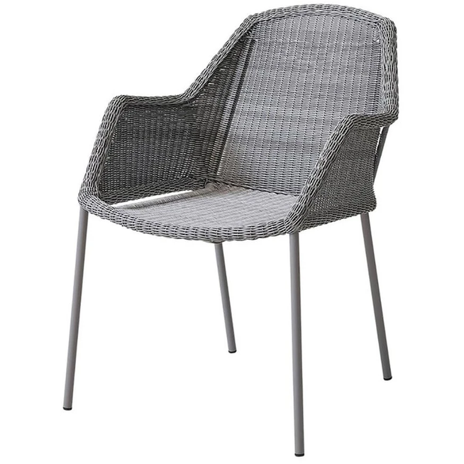 Photo of Breeze Stol 5464 Li/ls/lw - Havestol - Lysegrå - B: 60 X D: 62 X H: 83 X Sh: 45 Cm