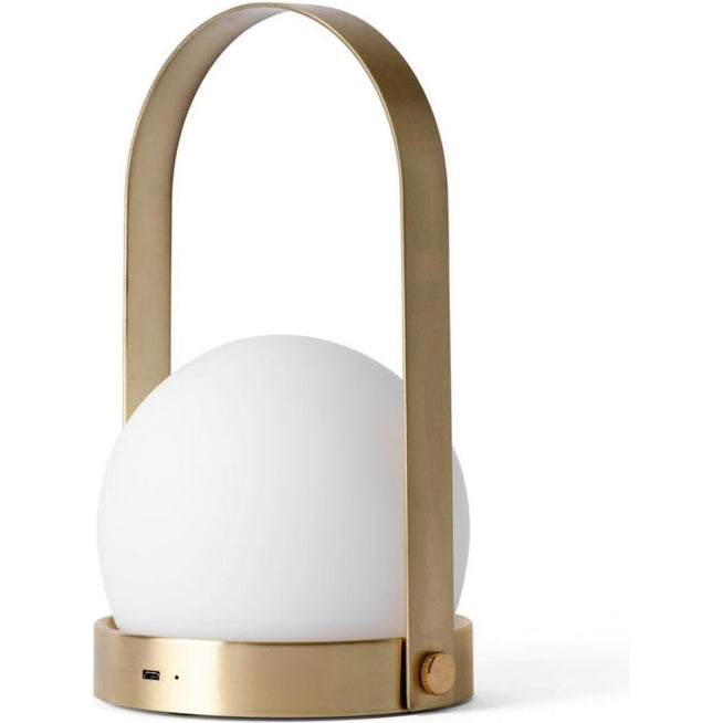 Photo of Carrie Led Lamp Brushed Brass, Dimbar, 10h Batteri - Portabla Lampor - Norm Architects - Guld