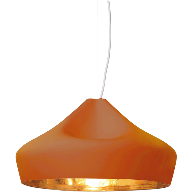 Photo of Pleat Box 47 Led - Terracotta, Gold - Pendellampor - Mashallah,xavier Mañosa - Brun