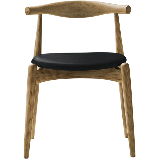 Photo of Carl Hansen - Ch20, Oiled Oak, Leather Group A Loke - 7150 - Dining chairs - Hans J. Wegner - Wood