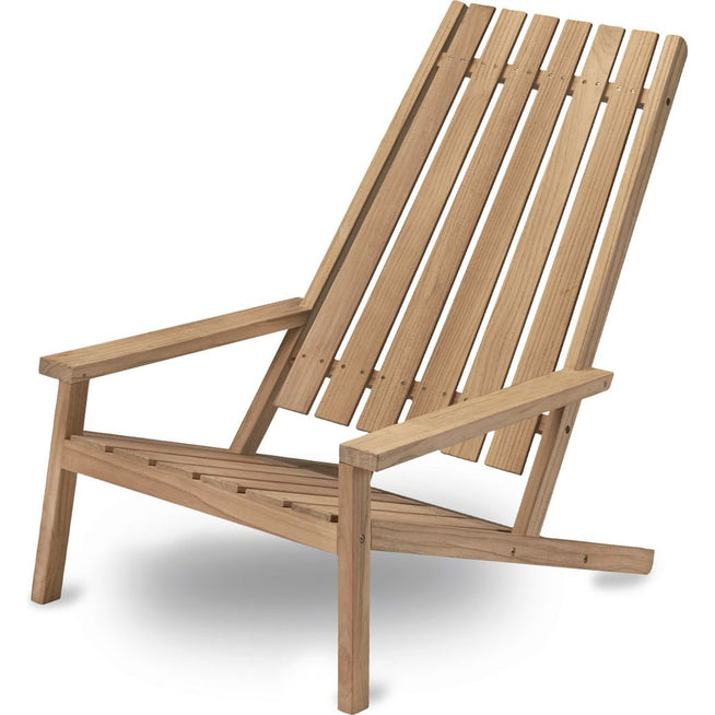 Photo of Between Lines Deck Chair - Loungestolar - Stine Weigelt - Blå - Trä
