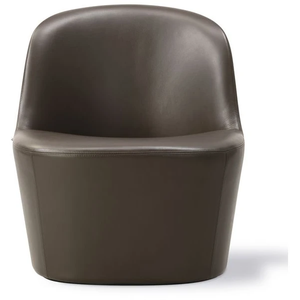 Photo of Gomo Lounge Chair 5721 By Hugo Passos - Loungestol - Primo 86 Dark Brown - W66 X L72 X H75 X Sh21 Cm