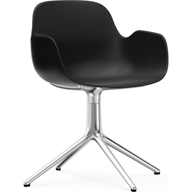 Photo of Form Armchair Swivel 4l Alu - Spisebordsstol - Aluminium / 2