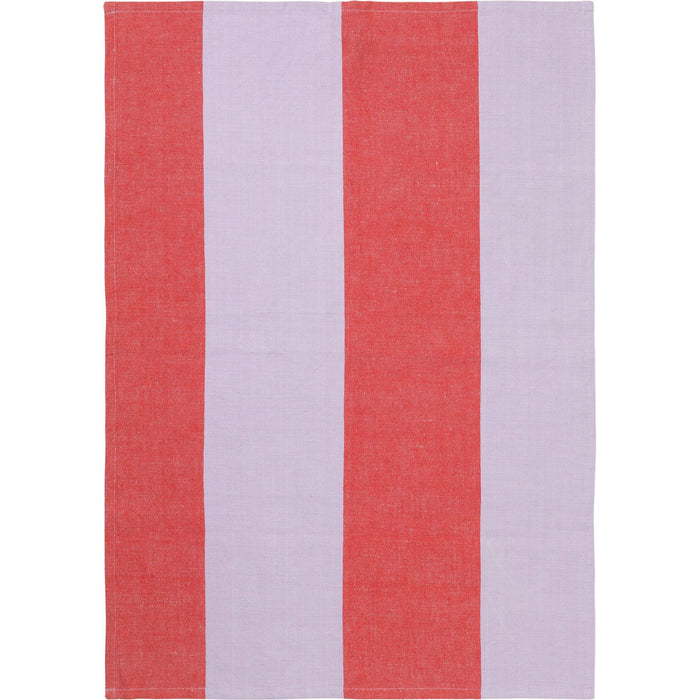 Photo of Hale Tea Towel - Viskestykke - Red/lilac - W50 X H70 Cm