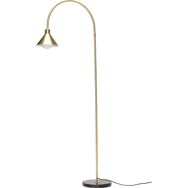 Photo of Floor Lamp Metal / Marble - Brass