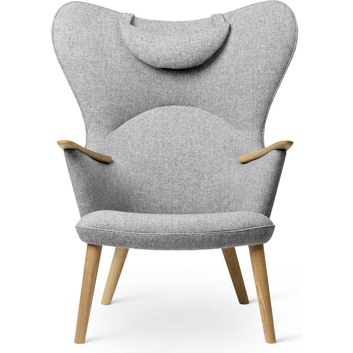Photo of Ch78 Mama Bear Armchair Hallingdal 130 Fabric-oiled Oak