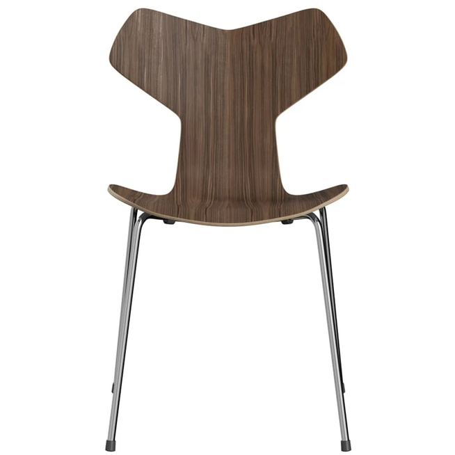 Photo of 3130 Grand Prix Chair | Lacquered | Chromed Steel Base