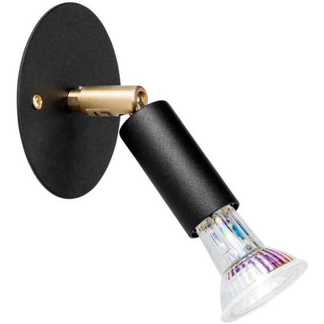 Photo of Star Wall Lamp, Black, Plate, Fixed Mounting - Bedside Lamps - Jonas Bohlin - Black