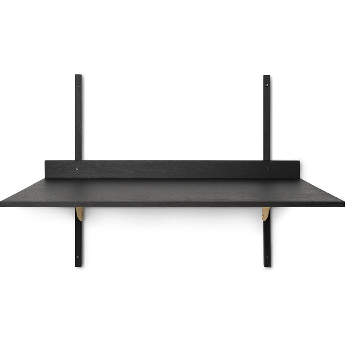 Photo of Sector Desk - Skrivebord - Black Ash/brass - W87 X H66,5 X D45,1 Cm