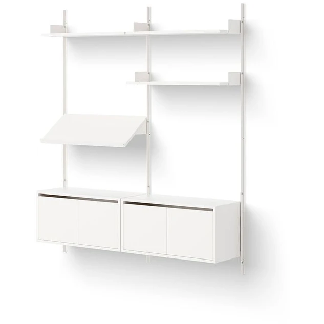 Photo of New Works Living Shelf Cabinets Low W. Doors - Reolsystem