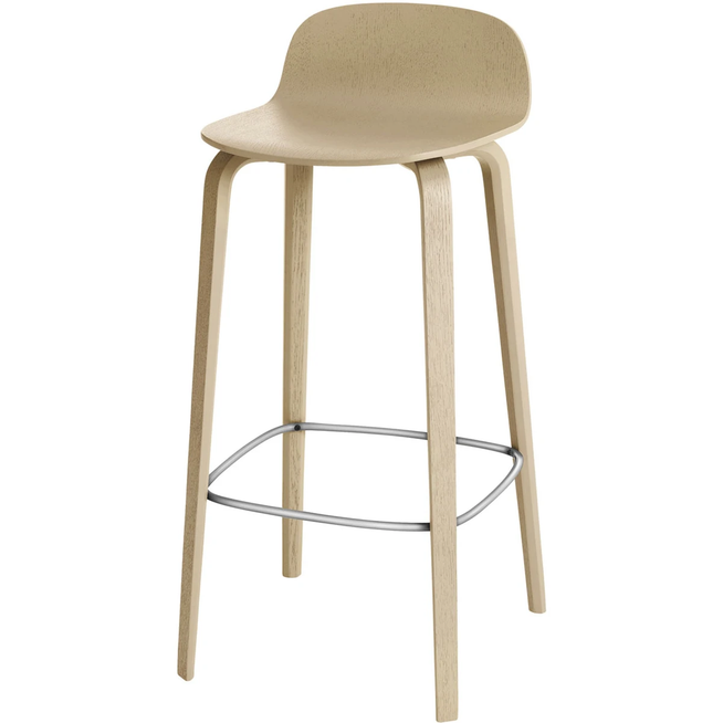Photo of Visu 75 cm Oak - Bar stools & bar stools - Mika Tolvanen - Wood - Wood