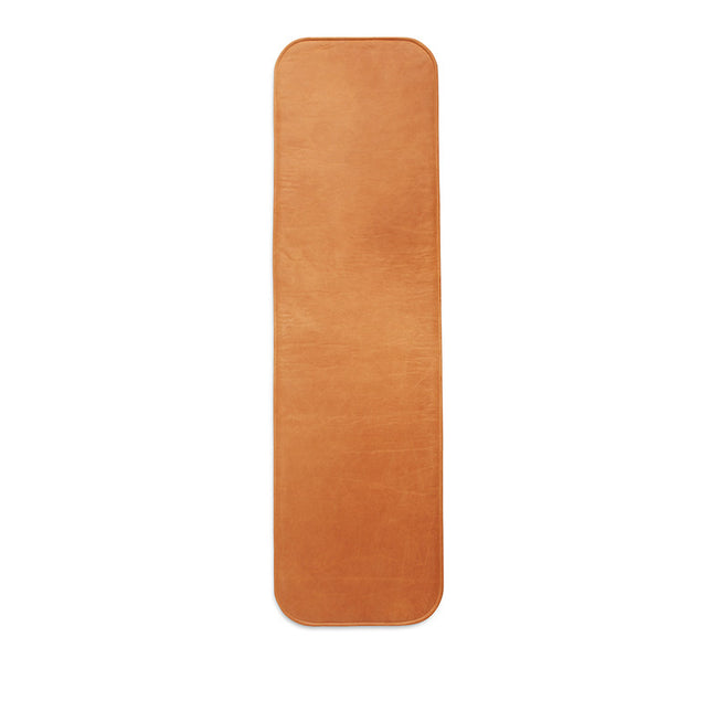 Photo of Skagerak cushion for hven bench from Fritz Hansen (aniline leather, cognac)
