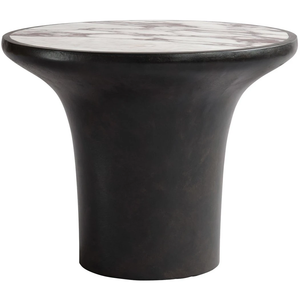 Photo of Tairu Side Table Low Ø45 Cm Calacatta