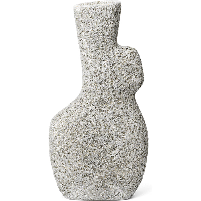 Photo of Yara Vase - Vase - Yara Vase - Large - Grey Pumice - W18 X D9 X H35.5 Cm