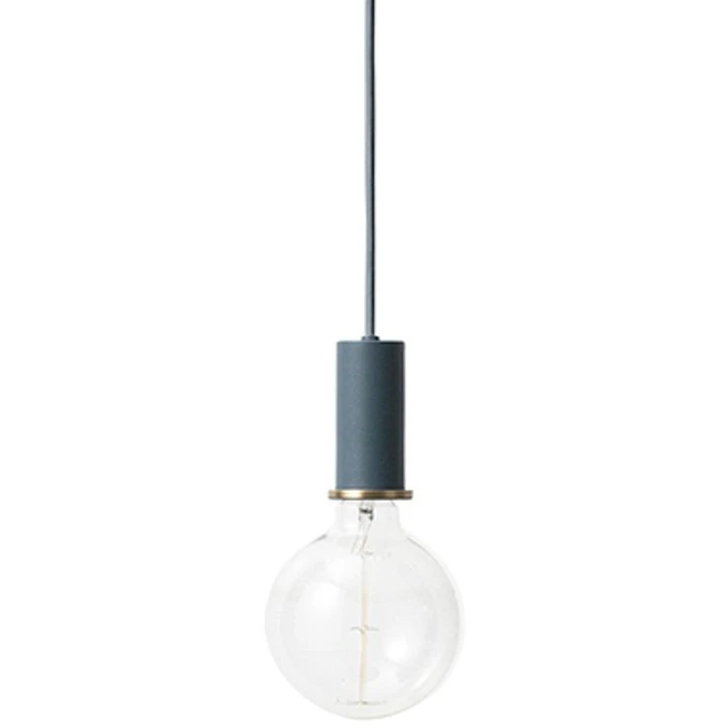 Photo of Collect - A Light - Socket Pendant - Pendant - Dark Blue - Low - H10,2
