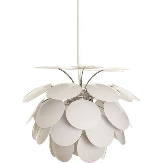 Photo of Discoco 68 Pendellampa - White - Pendellampor - Christophe Mathieu - Vit