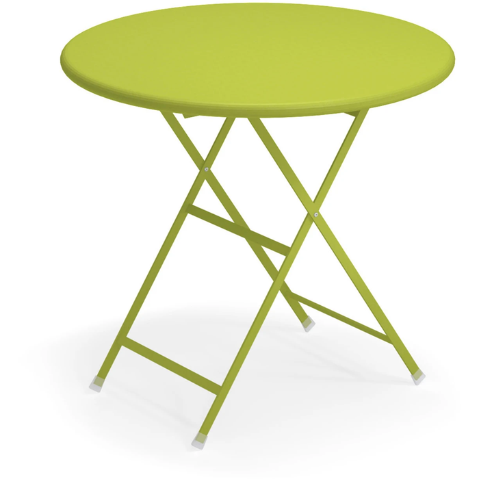 Photo of Arc En Ciel Folding Round Table, Green - Garden Table - Green - Metal