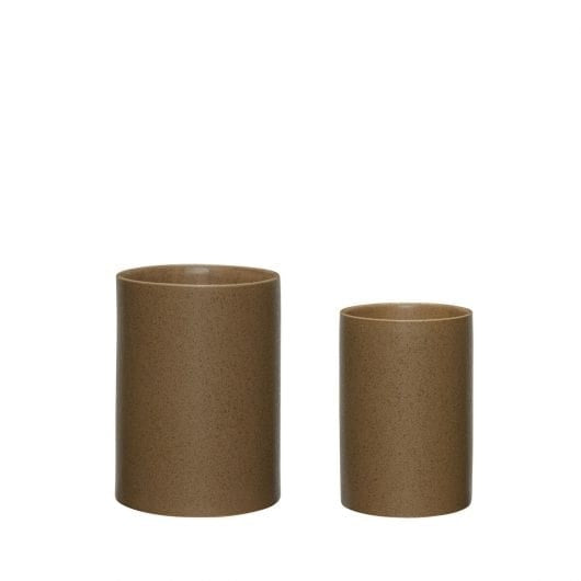 Photo of Edna Flower Pots Brown Set of 2