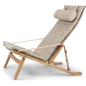 Photo of FK10 Plico Armchair Fabric Canvas Natural-oiled Oak