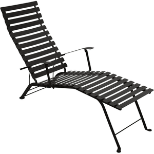 Bistro Chaise Longue, Liquorice - Solstolar & Solsängar - Patrice Hardy - Metall