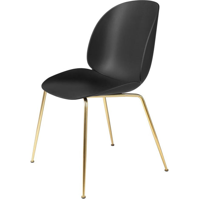 Photo of Beetle Dining Chair, Un-upholstered, Conic Base
