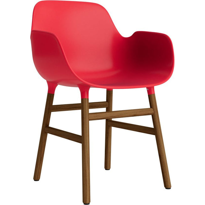 Photo of Form Armchair Wood - Spisebordsstol - Walnut /
