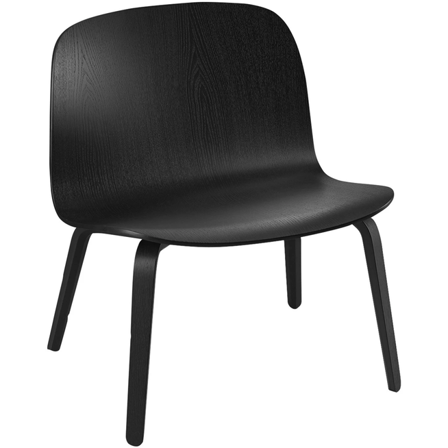 Photo of Visu Lounge Chair, Black - Armchairs - Mika Tolvanen - Black - Metal/Wood