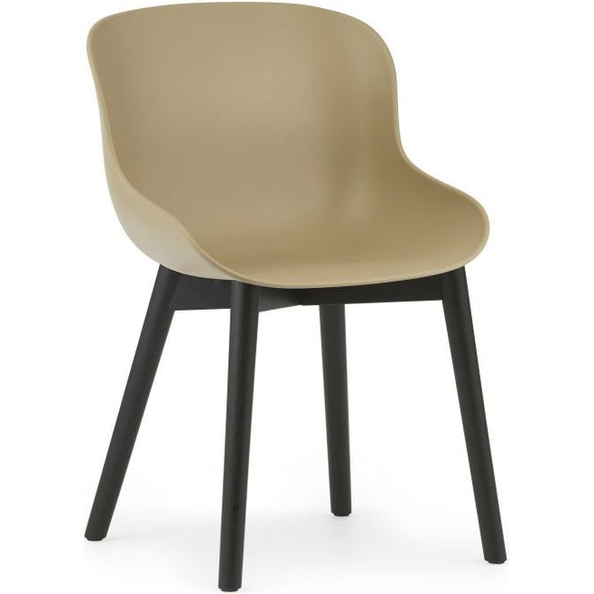 Photo of Hyg Chair Wood - Dining chair - Sand - Black oak - H: 84 x L: 54 x D: 53.5 x Sh: 46 cm