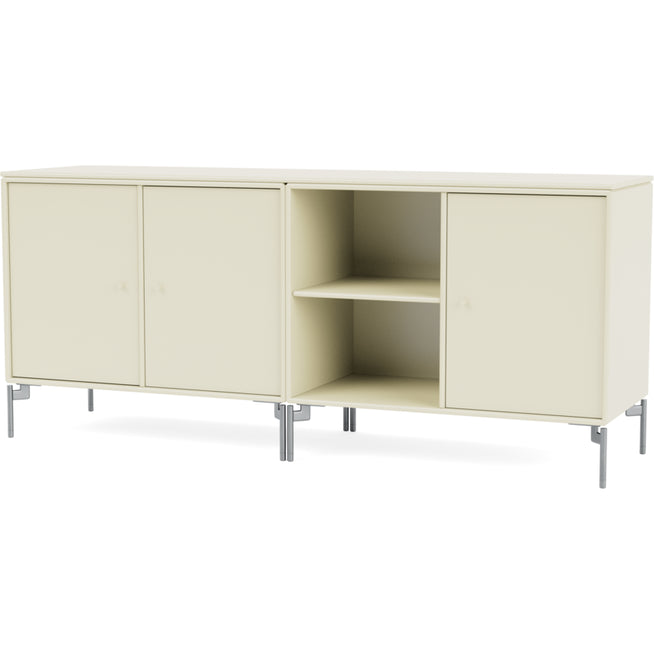 Photo of Save Lowboard - Vanilla / Matt Chrome Legs - Sideboards - Peter J. Lassen - Vit - Mdf