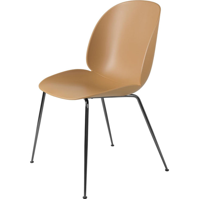 Photo of Beetle Dining Chair, Un-upholstered, Conic Base